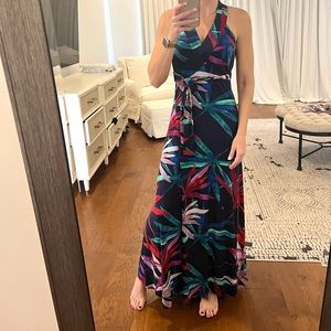 Veronica M wrap maxi dress